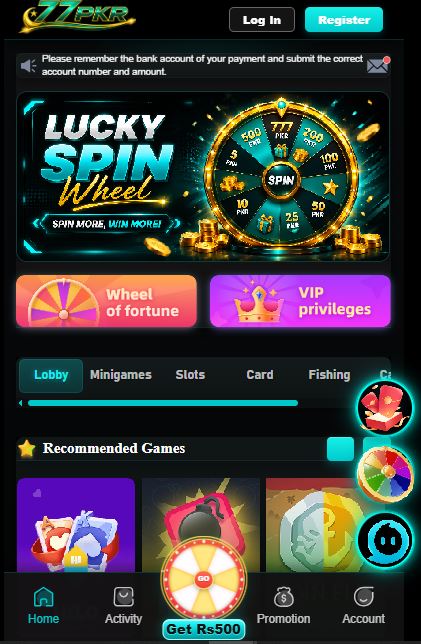 77PKR Game APK