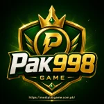 Pak998 Game home screen showing games, wallet, bonuses, and account options