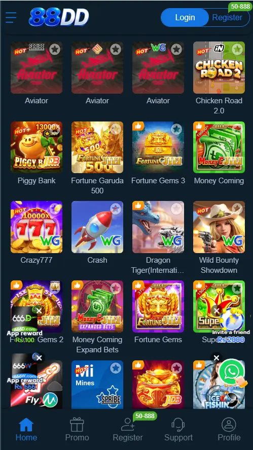 Game categories 88dd 2026