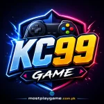 KC99 Game logo with modern mobile gaming design