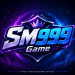 SM999 Game logo with modern blue and purple design