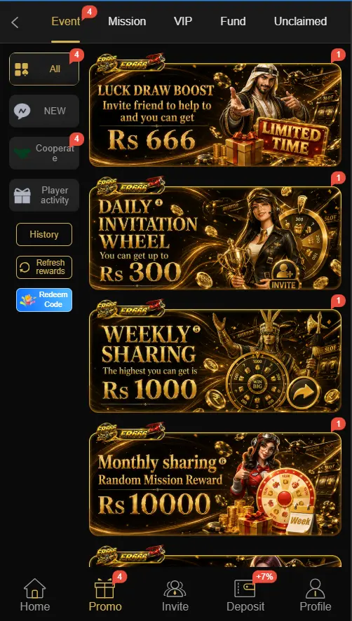 Current promotions and reward offers